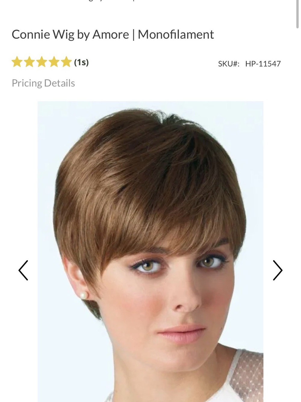 Short Layered Brown Women's Wig - Lightweight Natural Look